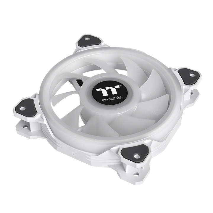 Riing Quad 14 RGB Radiator Fan TT Premium Edition 3 Fan Pack - White