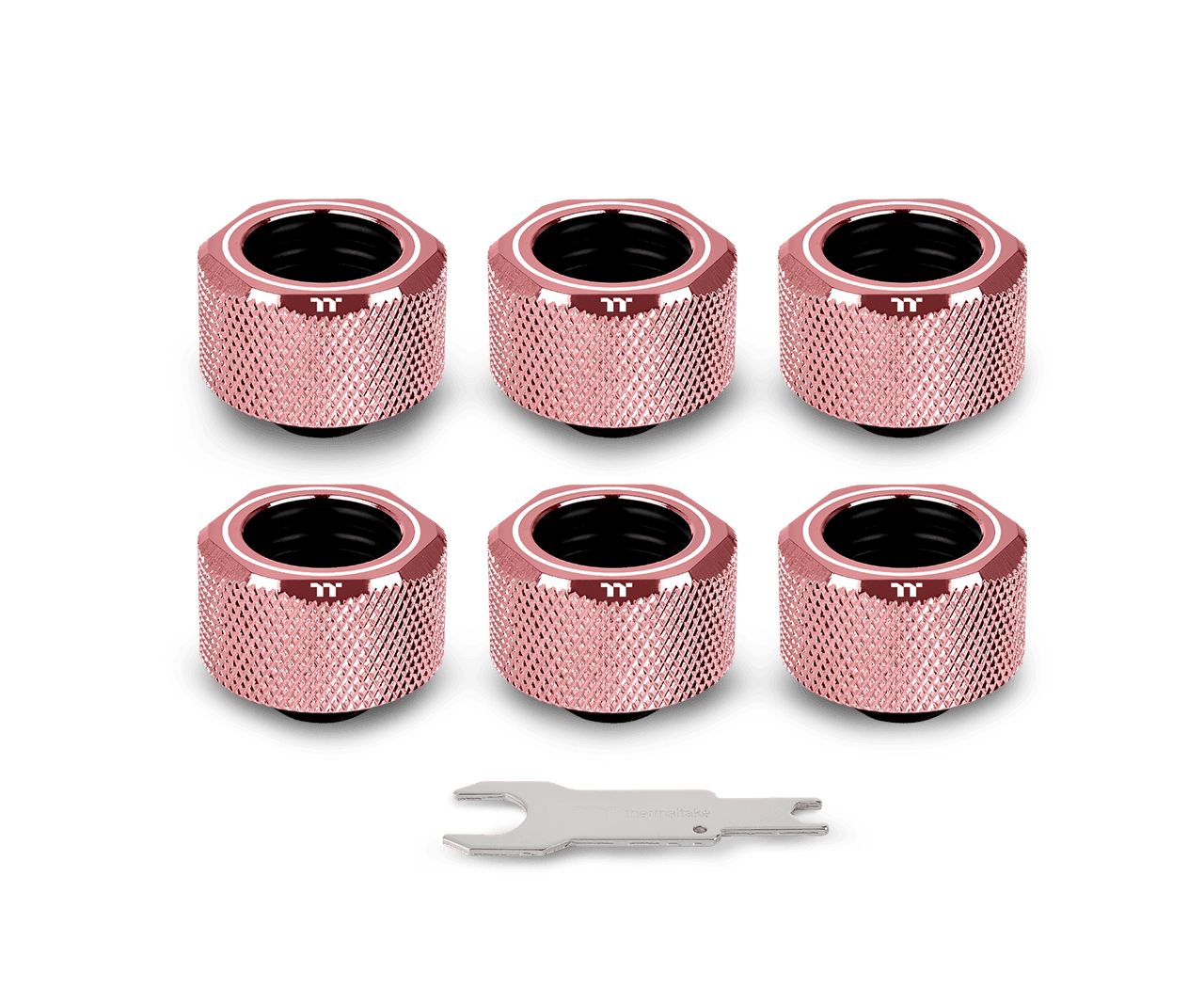6Pcs Water Cooling Barb Fitting G1/4 Thread Connector Radiator for Water Tubing